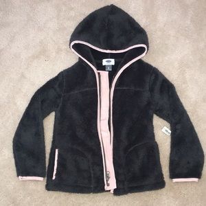 Old Navy Toddler Girls Fuzzy Hooded Jacket